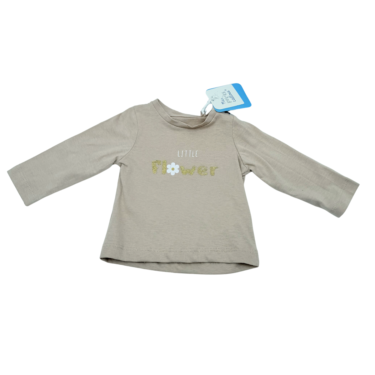 T-shirt bébé manches longues Little Flower – 3 mois