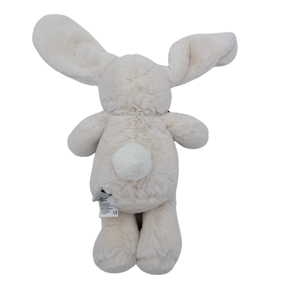 Peluche lapin ultra douce écru — 40 cm