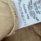 Sweat sans manches à capuche camel — 9 mois
