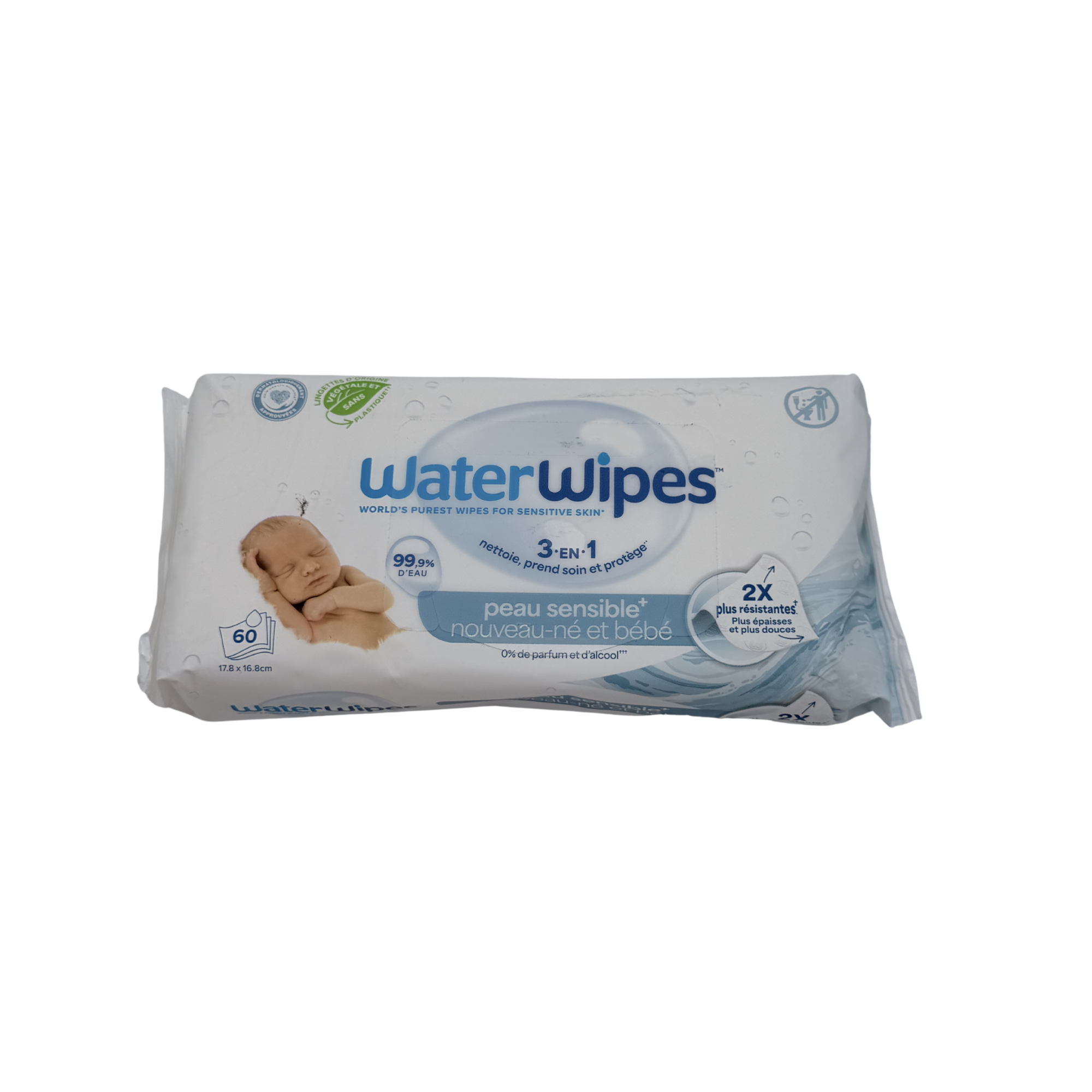 Paquet de 60 lingettes