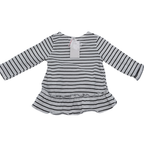 Blouse rayée à volants — 9 mois