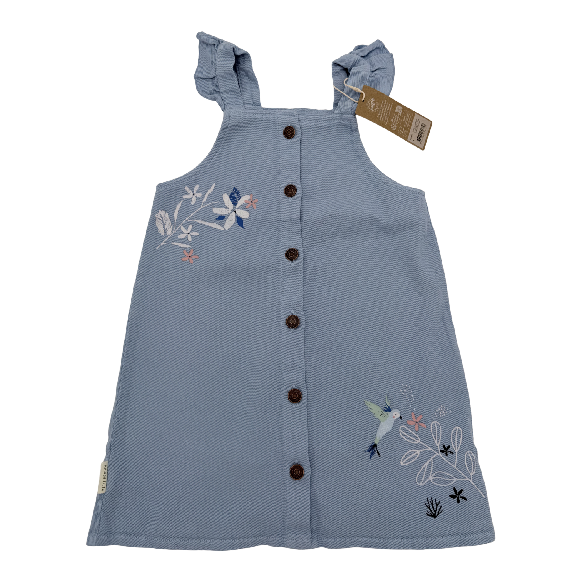 Robe sans manches imprimée fleurs — 4 ans