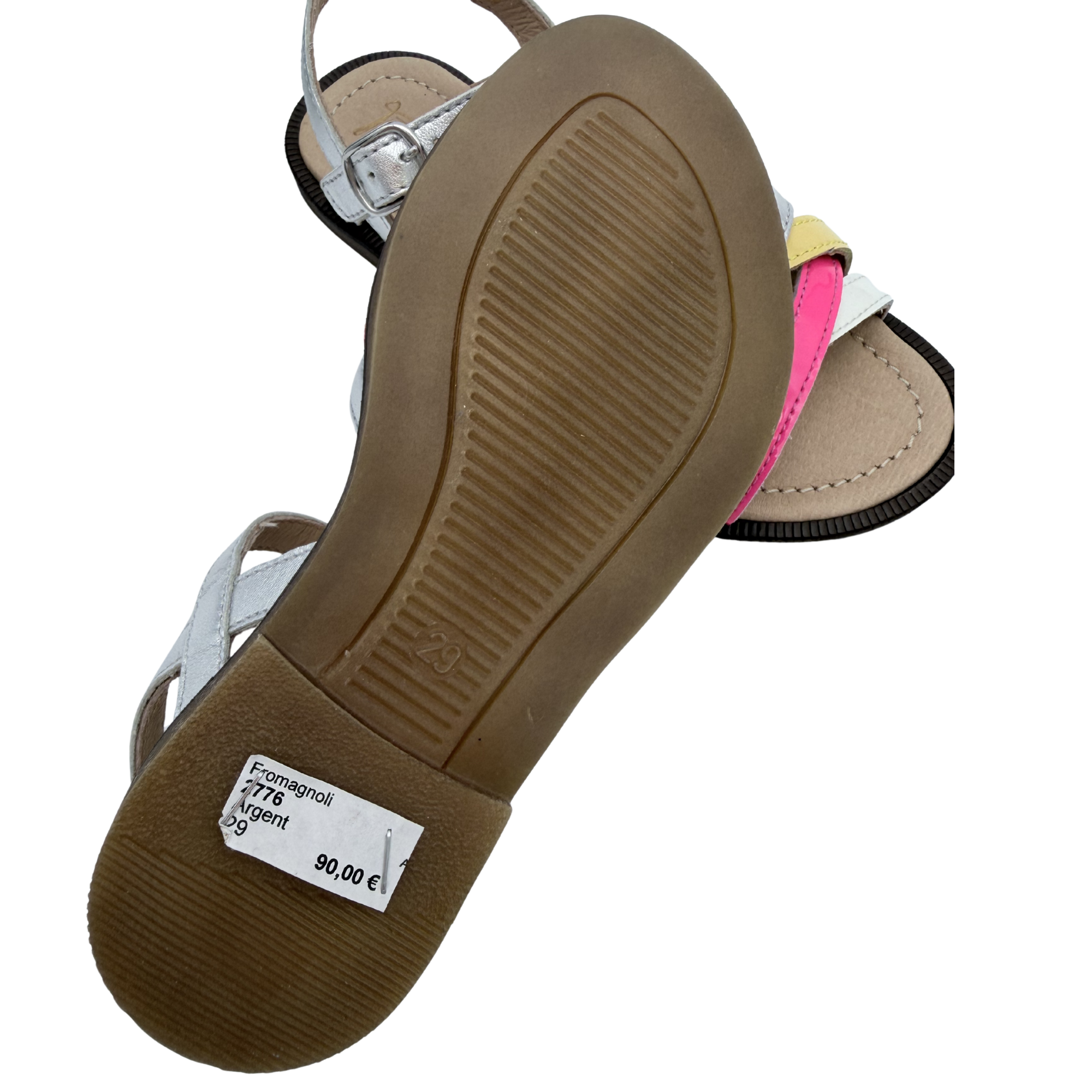 Sandales multicolores croisées — 29