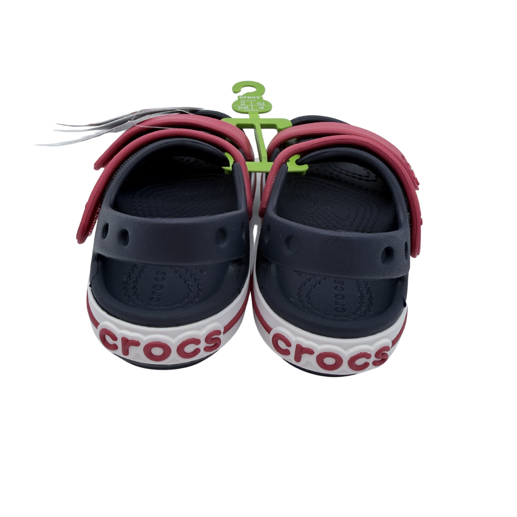 Sandales bébé bleu marine et rouge — 24-25