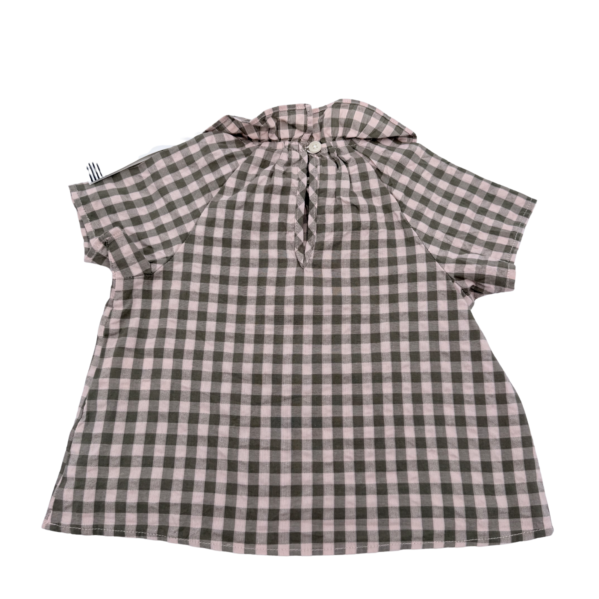 Blouse à carreaux — 12 mois