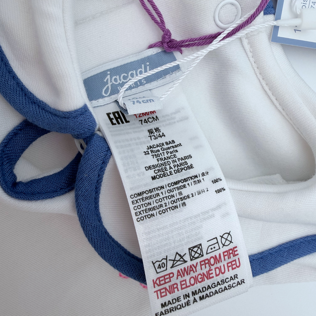 Ensemble bloomer liberty bleu — 12 mois