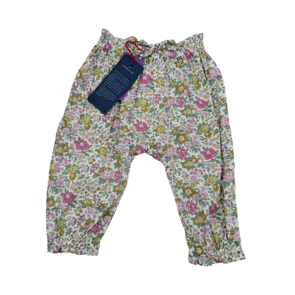 Pantalon fleuri liberty — 6 mois