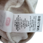 Salopette short beige chiné — 12-18 mois