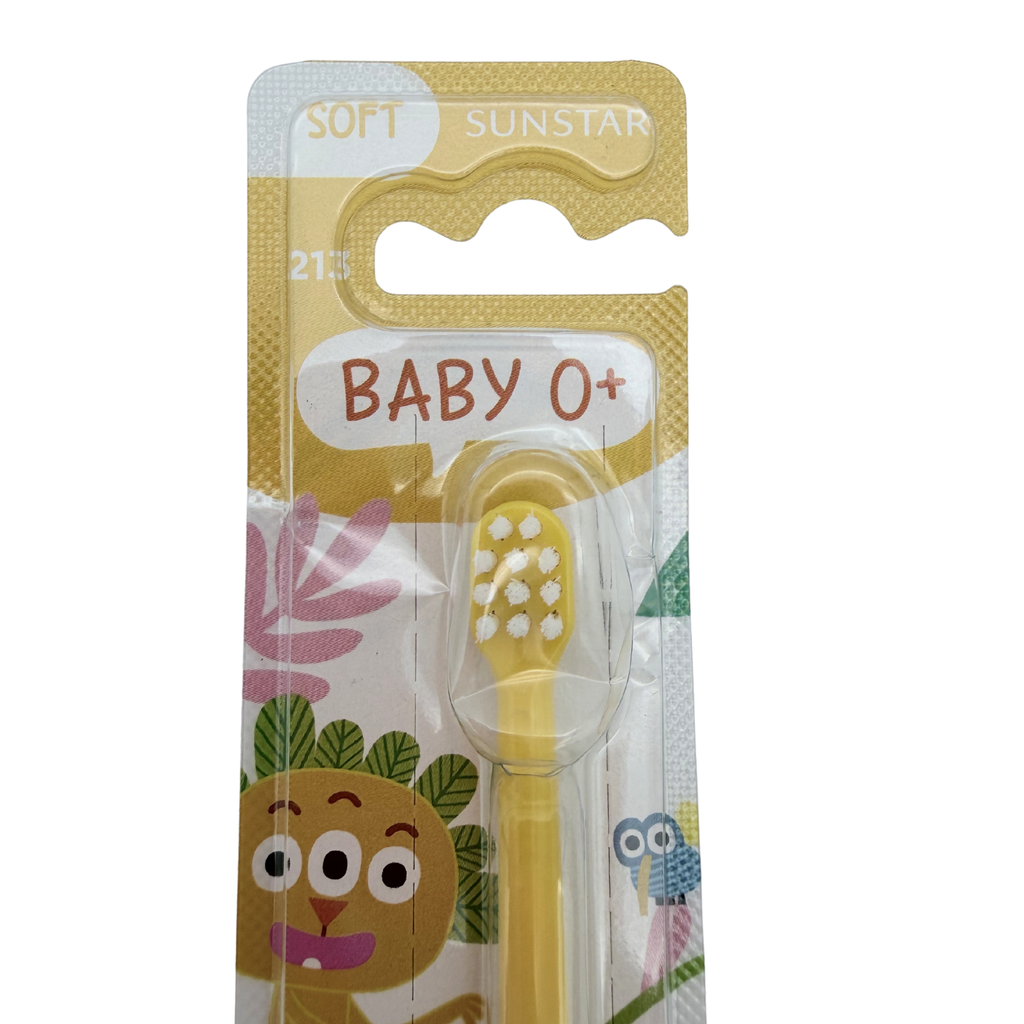 Brosse à dents bébé jaune