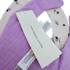 Lot de 2 bavoirs — gaze de coton