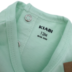 Pyjama vert menthe “Enjoy moments” — 12 mois