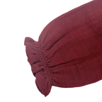 Blouse bordeaux broderie smockée — 24 mois