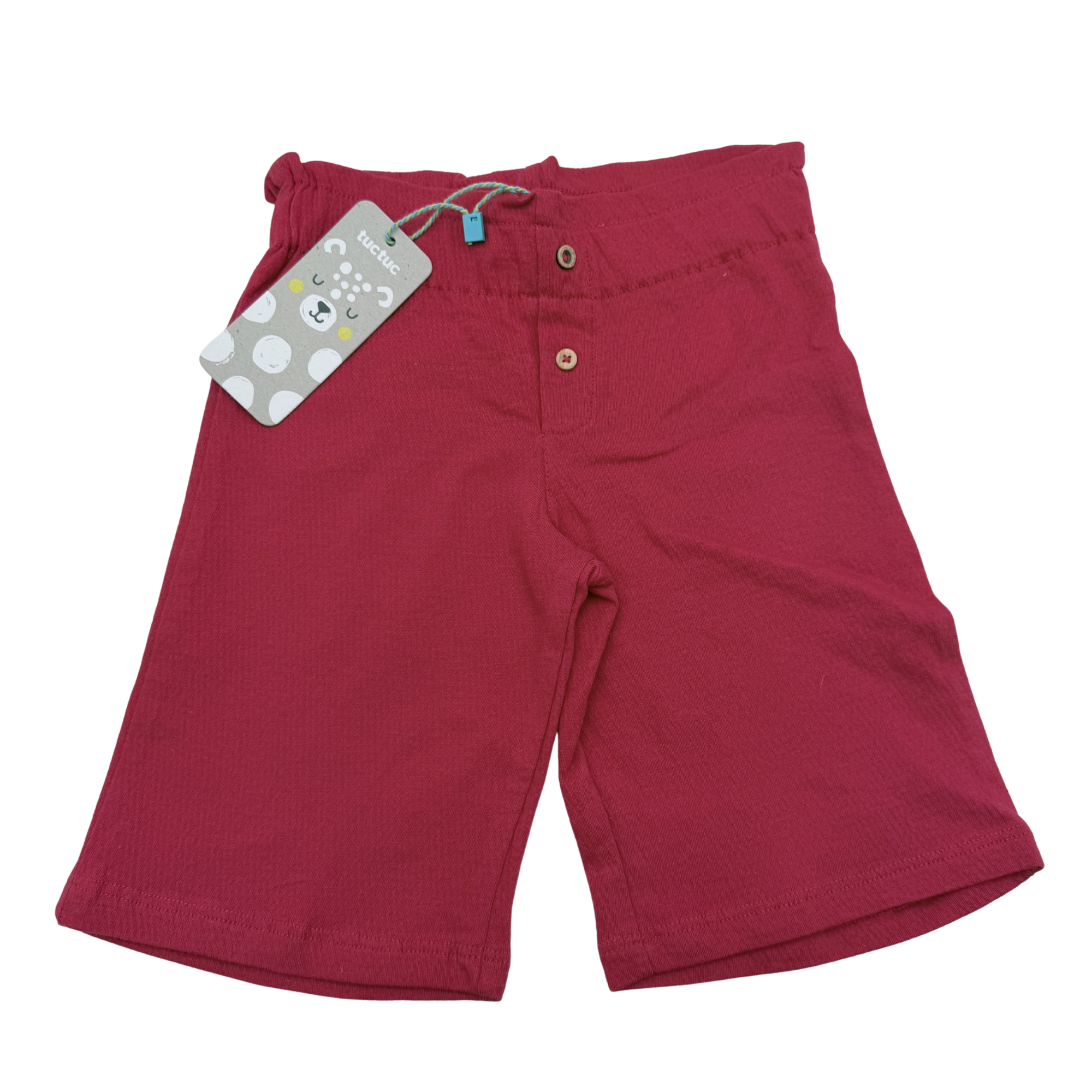 Bermuda rouge framboise — 9 mois