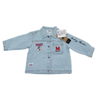 Veste en jean bébé Mickey bleu clair - 9 mois