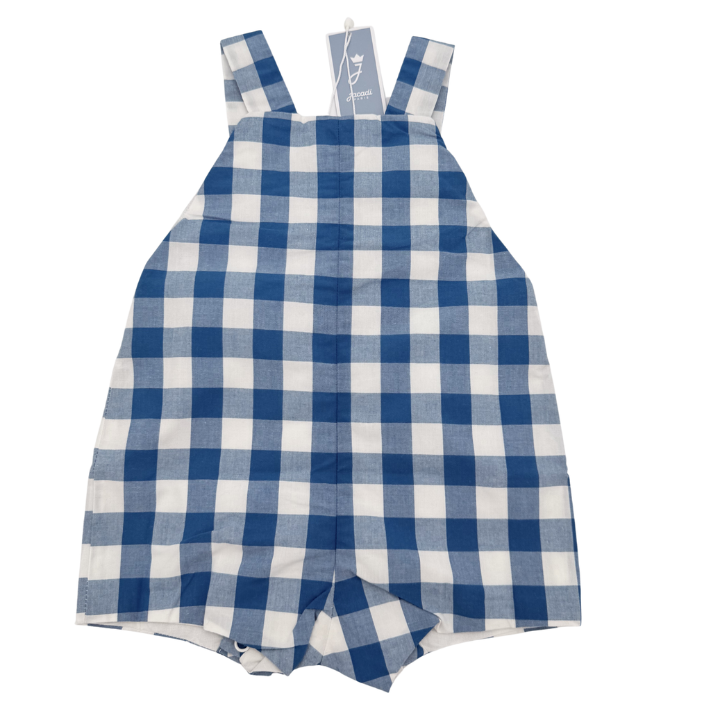 Barboteuse blanche et bleue - 3 mois