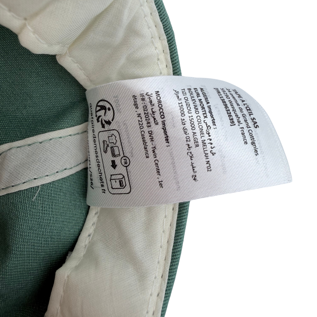 Casquette bébé imprimé tropical et visière effet liège - 3-6 mois