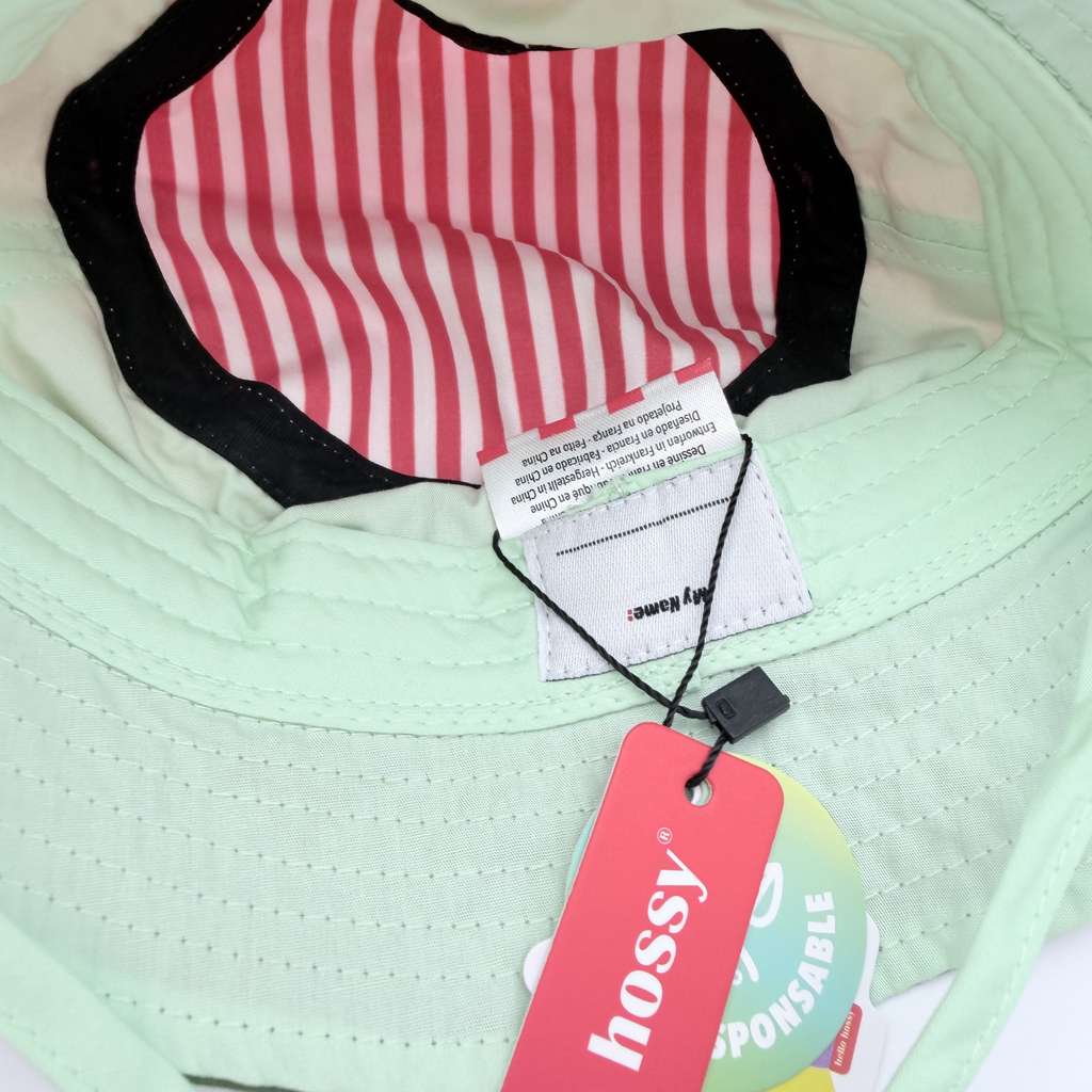 Bob colorblock rose, vert et menthe – 3-6 mois
