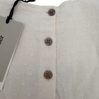 Robe plumetis écrue — 6-9 mois
