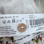 Robe fleurie avec bloomer assorti — 18 mois