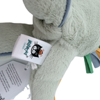 Peluche dinosaure d’activités — vert sauge