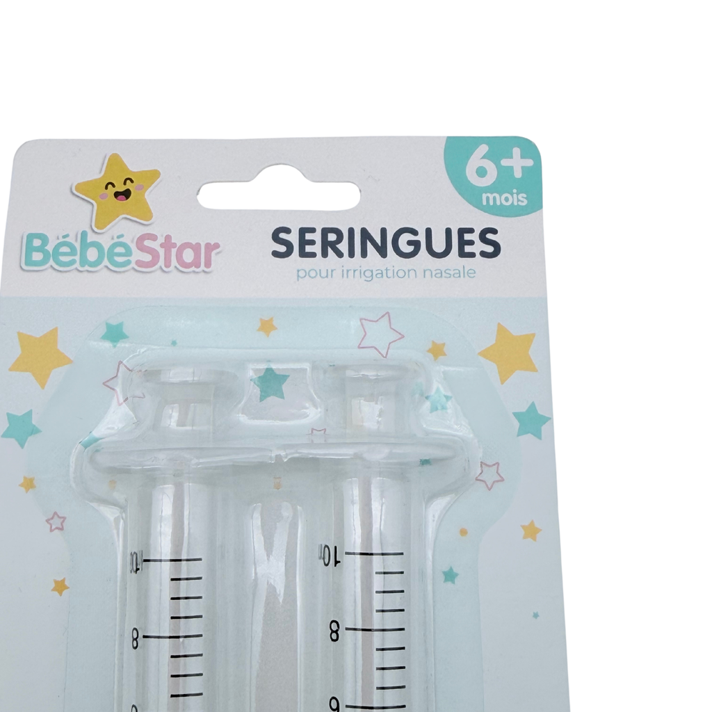 Lot de 2 seringues pour irrigation nasale - dès 6 mois