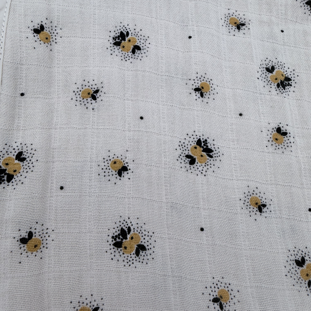 Gigoteuse gaze de coton fleurs TOG1 — 3-18 mois