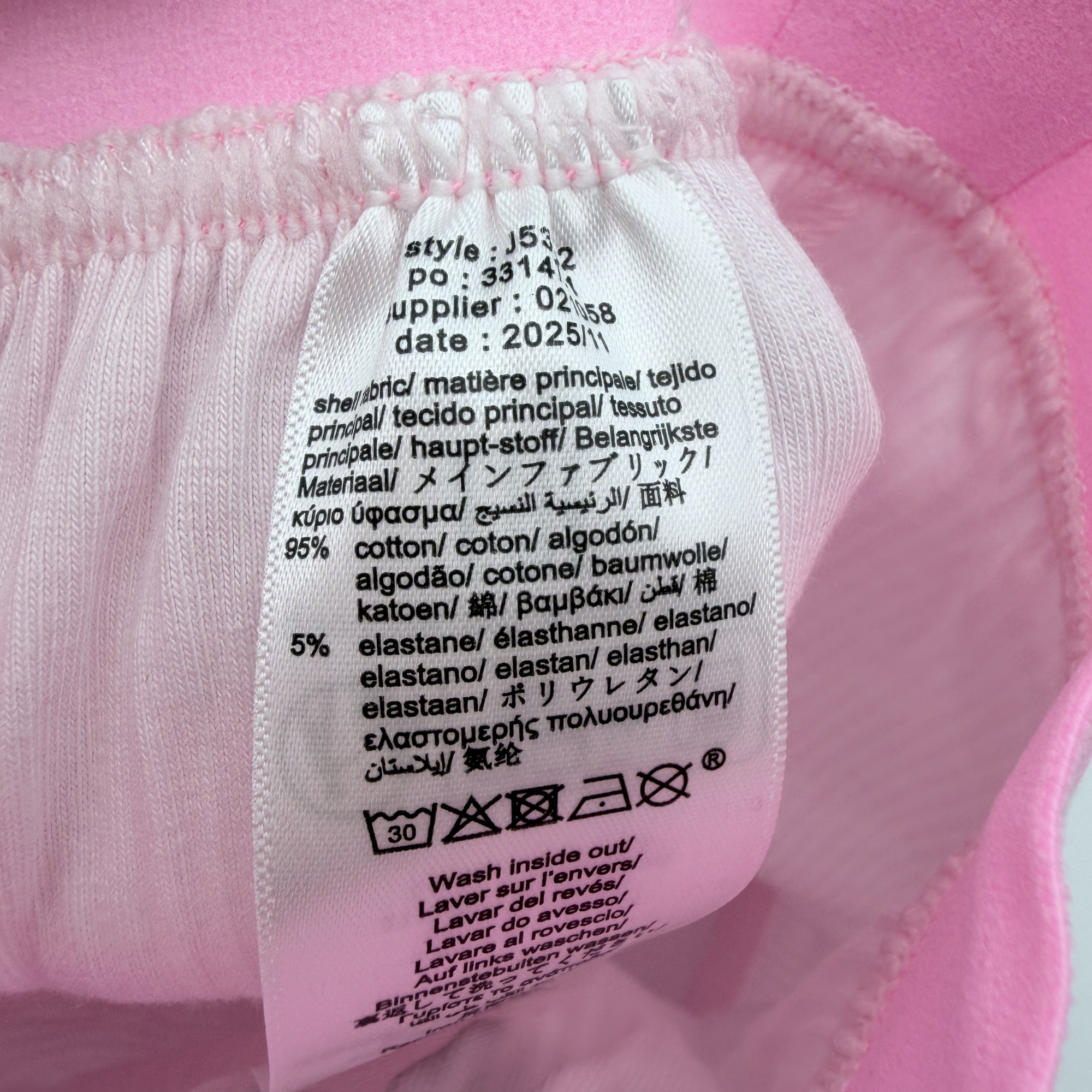 Ensemble polo et short rose — 3 mois