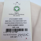 Lot de 2 bonnets bébé à nœud cerises — 6-9 mois