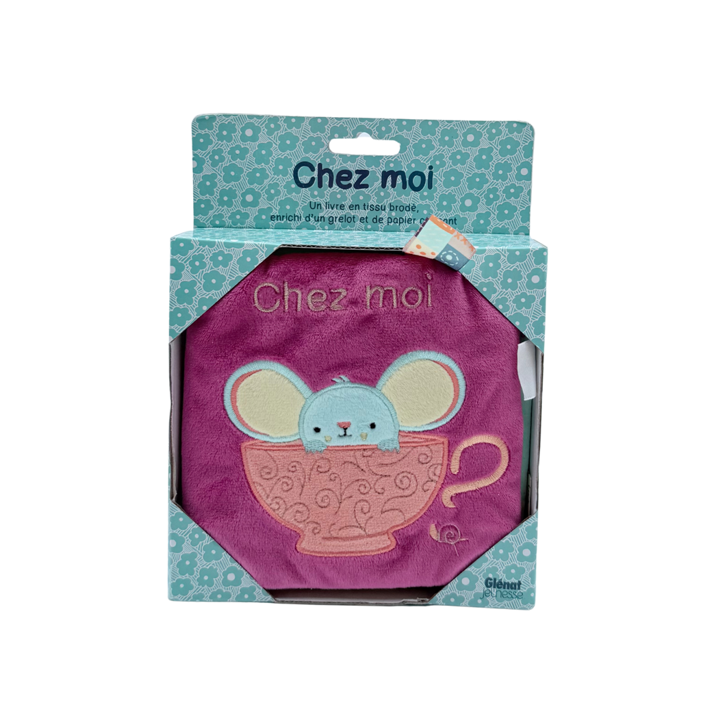 Livre tissu bébé Chez moi !