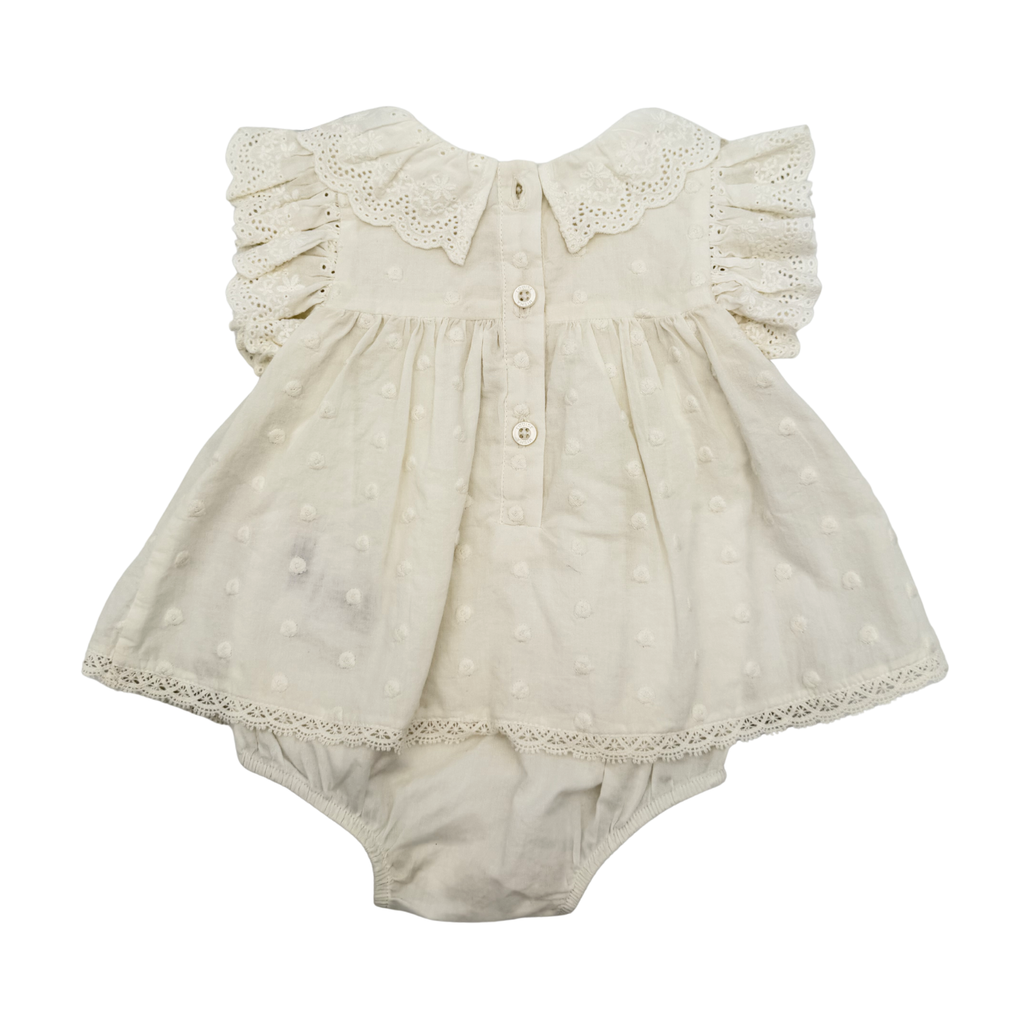 Robe plumetis — 3 mois