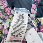 Robe fleurie multicolore à col volanté — 6 mois