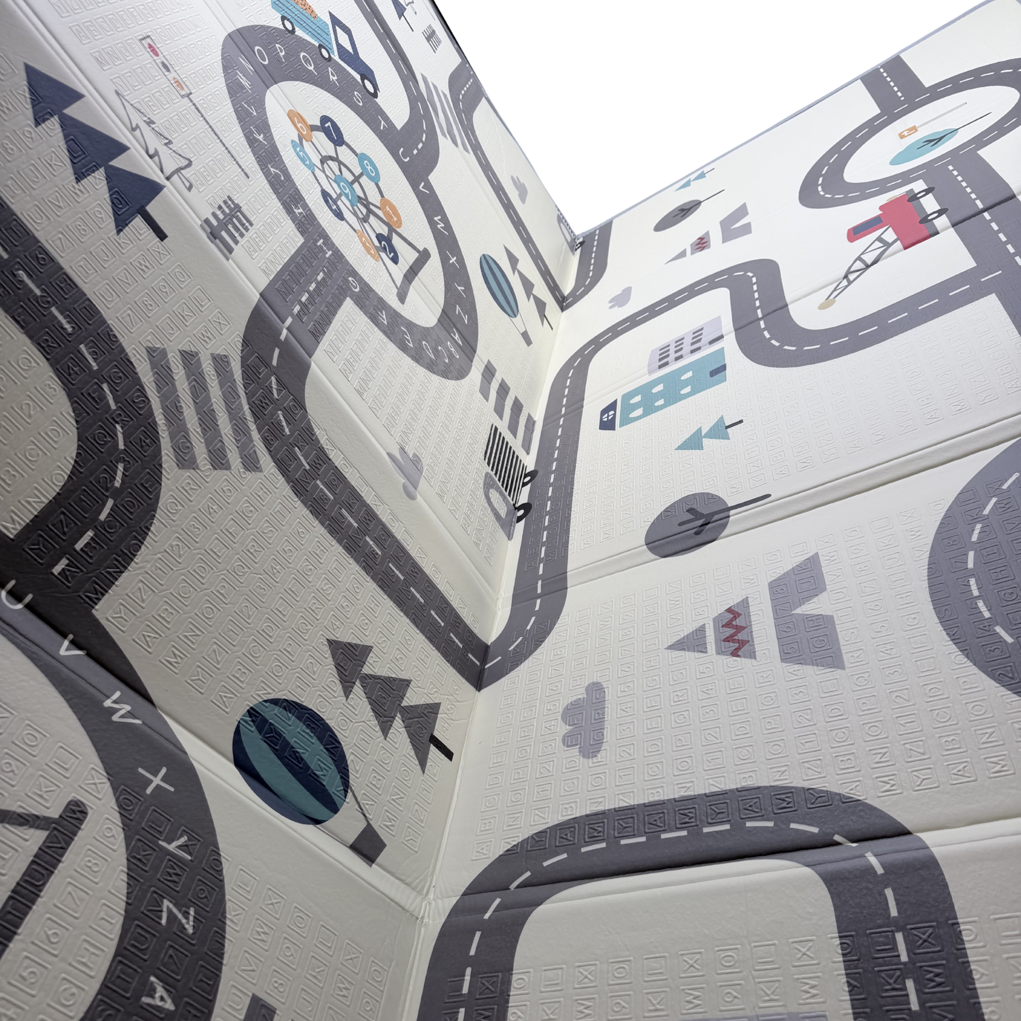 Tapis d'éveil pliable réversible 200 x 180 cm