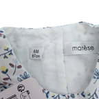 Ensemble blouse fleurie et bloomer - 6 mois