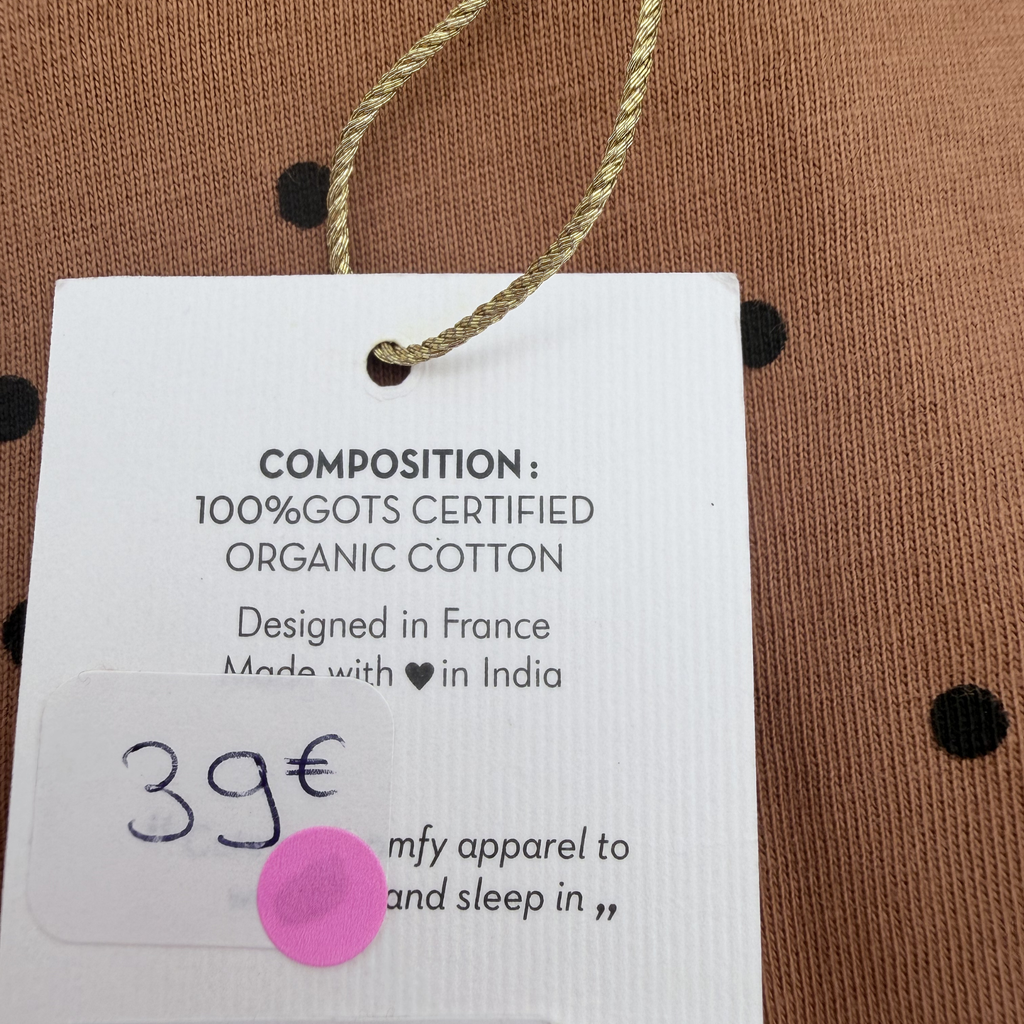 Pyjama bébé jersey Dots Nut — Naissance