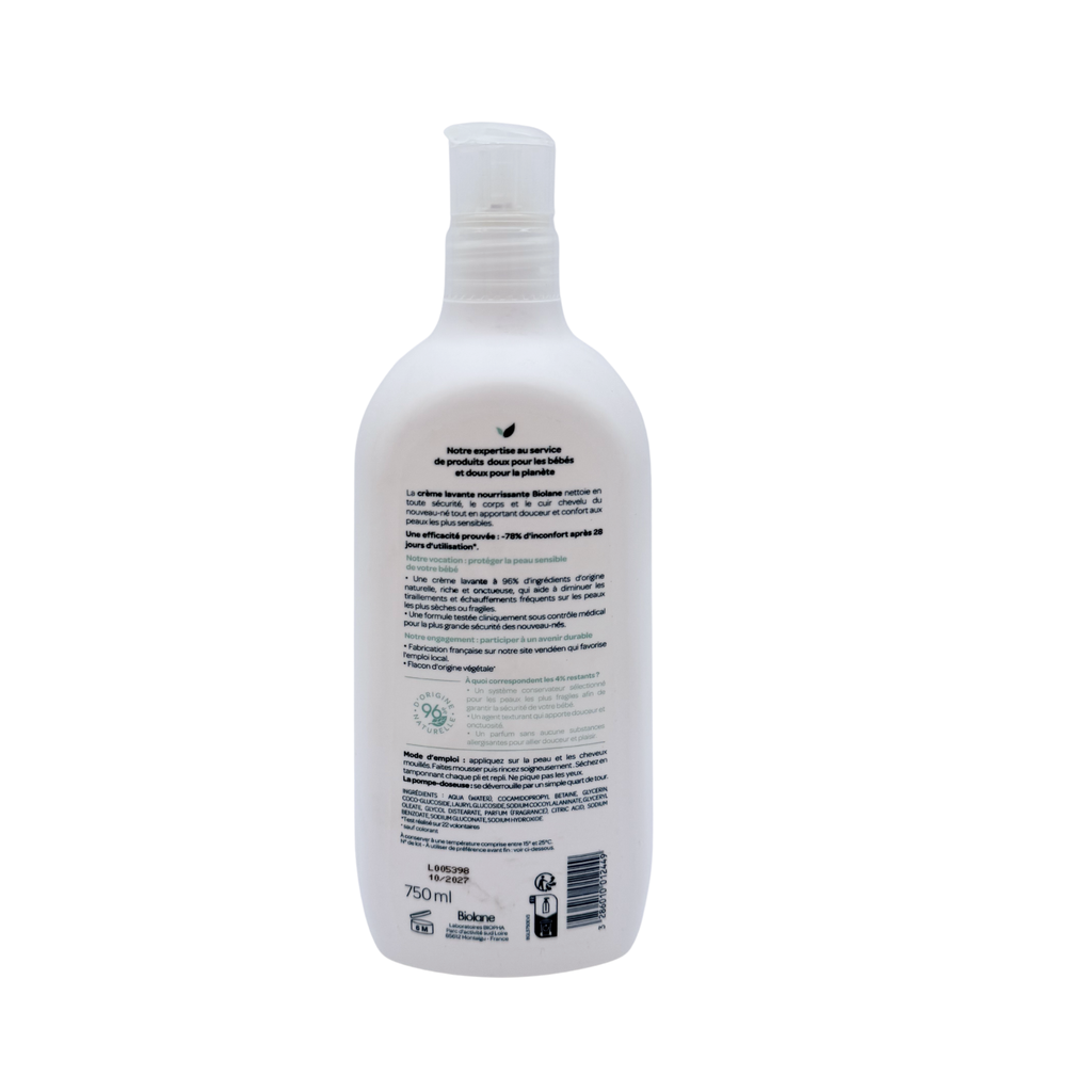 Crème lavante nourrissante — 750 ml