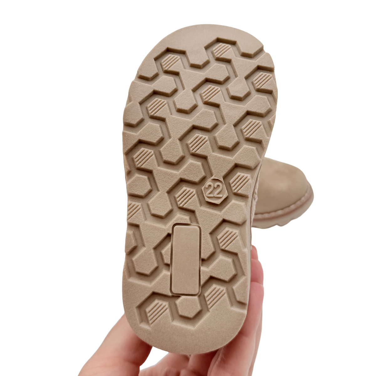 Bottines fourrées beige - 22