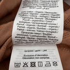 Blouse marron — 6-9 mois
