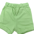 Ensemble t-shirt imprimé et short vert anis — 3 mois