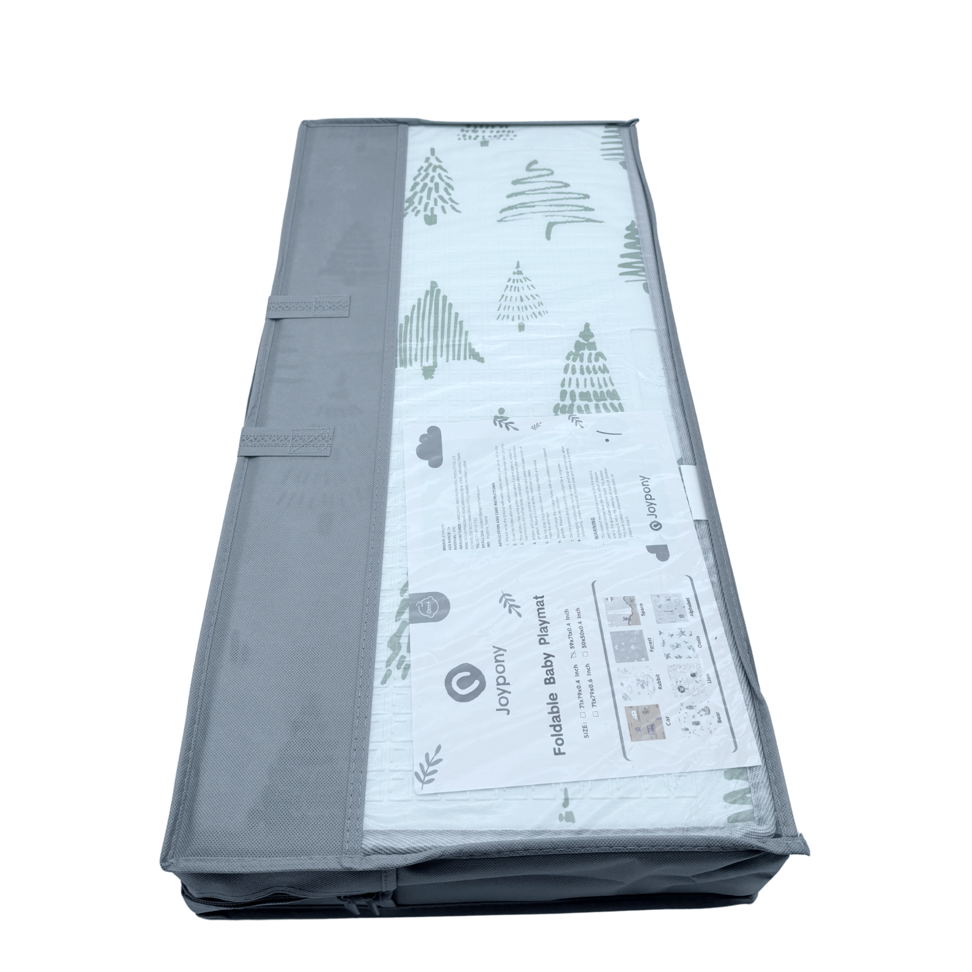 Tapis d'éveil pliable réversible 120 × 120 cm