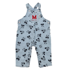 Salopette en jean bébé Mickey bleu clair - 6 mois