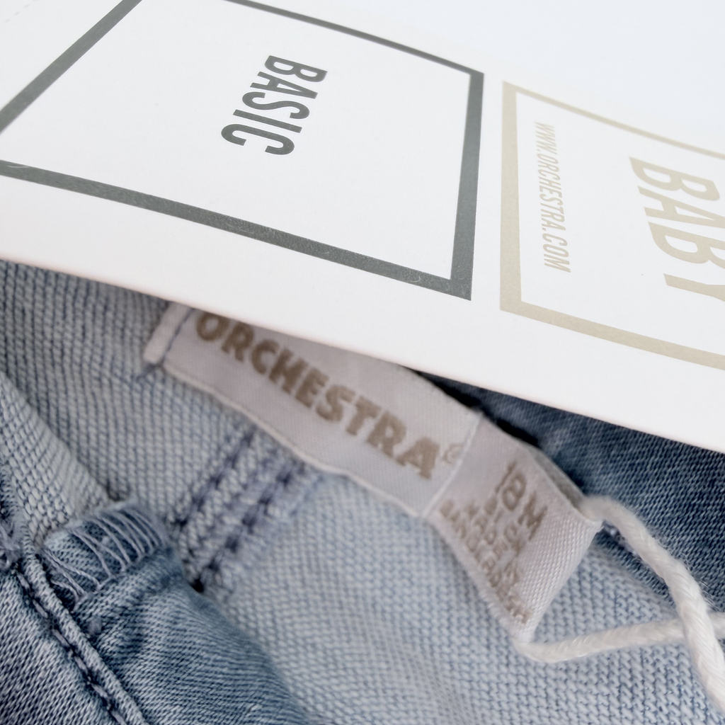 Short en jean clair – 18 mois