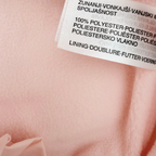Combinaison pilote bébé rose pâle matelassée à capuche - 6-9 mois