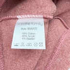 Legging rose en maille côtelée - 6 mois