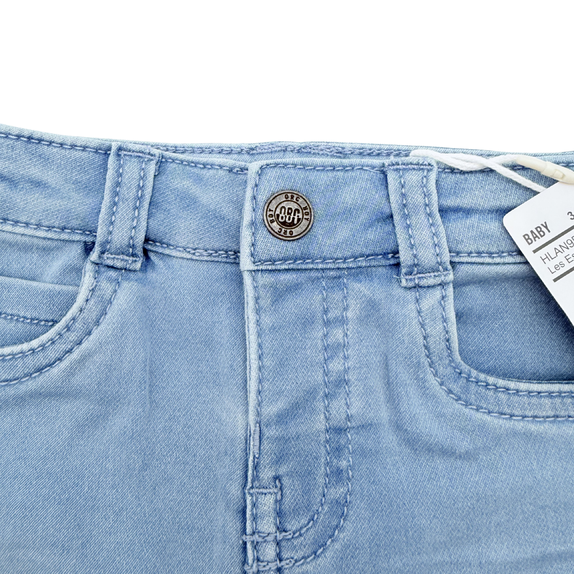 Short en jean clair – 18 mois