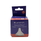 Lot de 2 tétines NaturalWave® pour bébé allaité - M