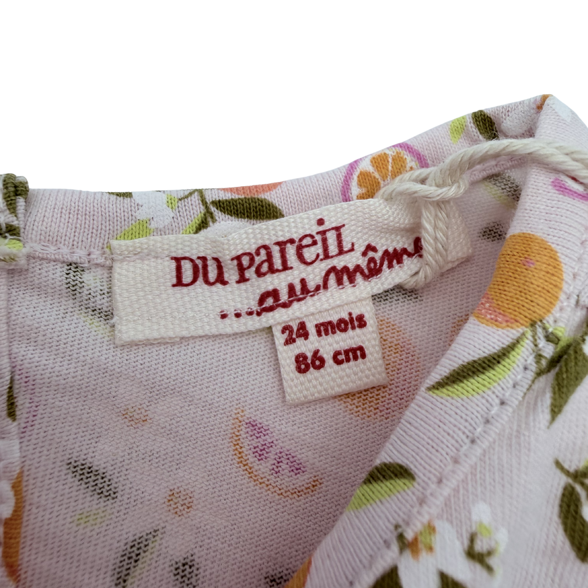 T-shirt imprimé agrumes — 24 mois