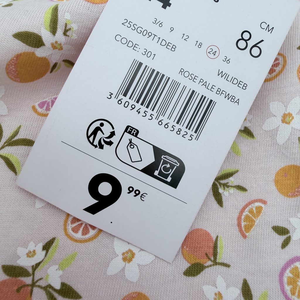 T-shirt imprimé agrumes — 24 mois