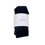 Collant enfant bleu marine uni - 21-22