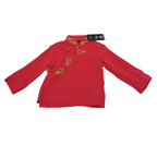 Chemise rouge style traditionnel chinois - 1 mois
