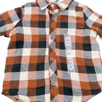 Surchemise bébé à carreaux en flanelle doublée - 6 mois